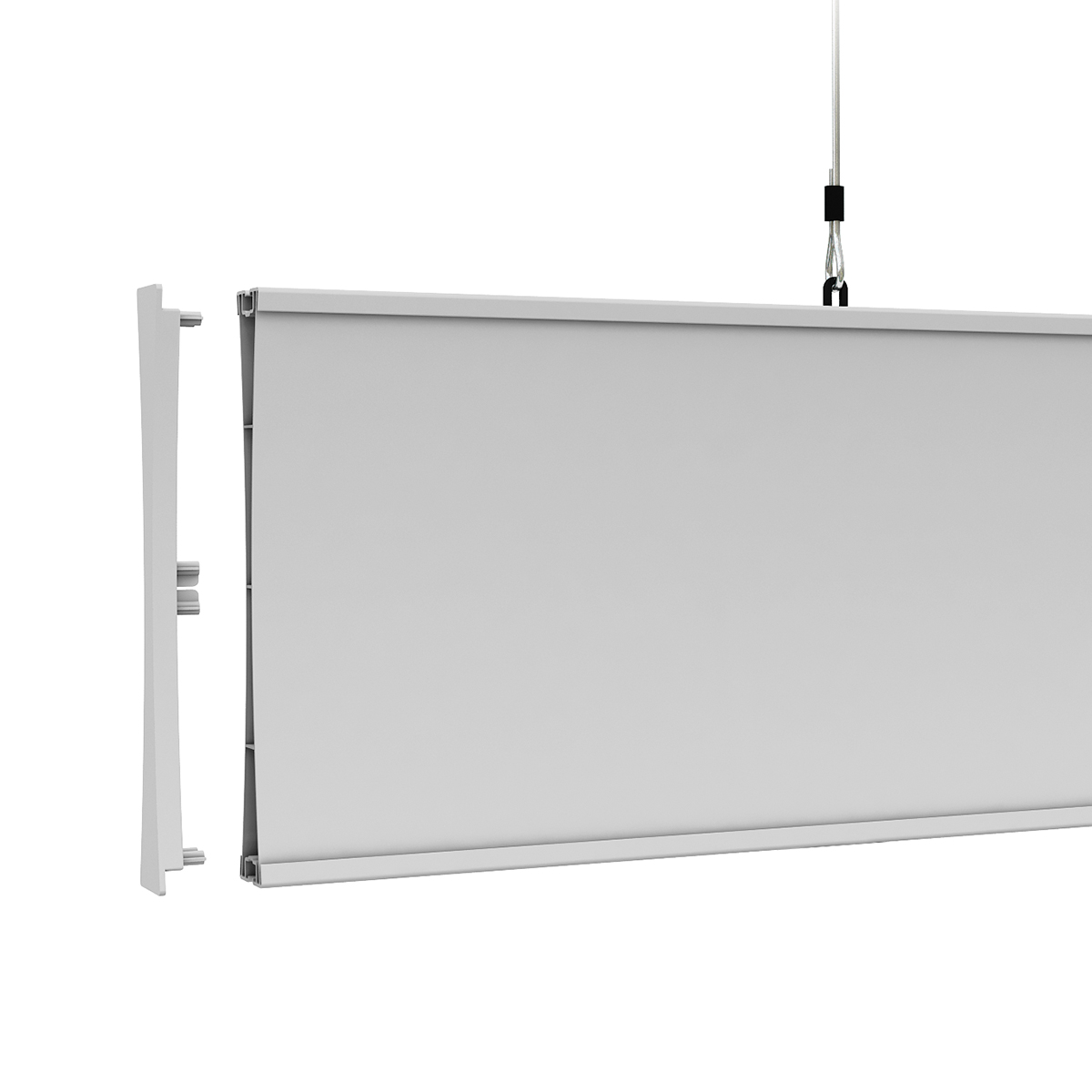 Заглушка PRICEBOARD END A5, цвет серый