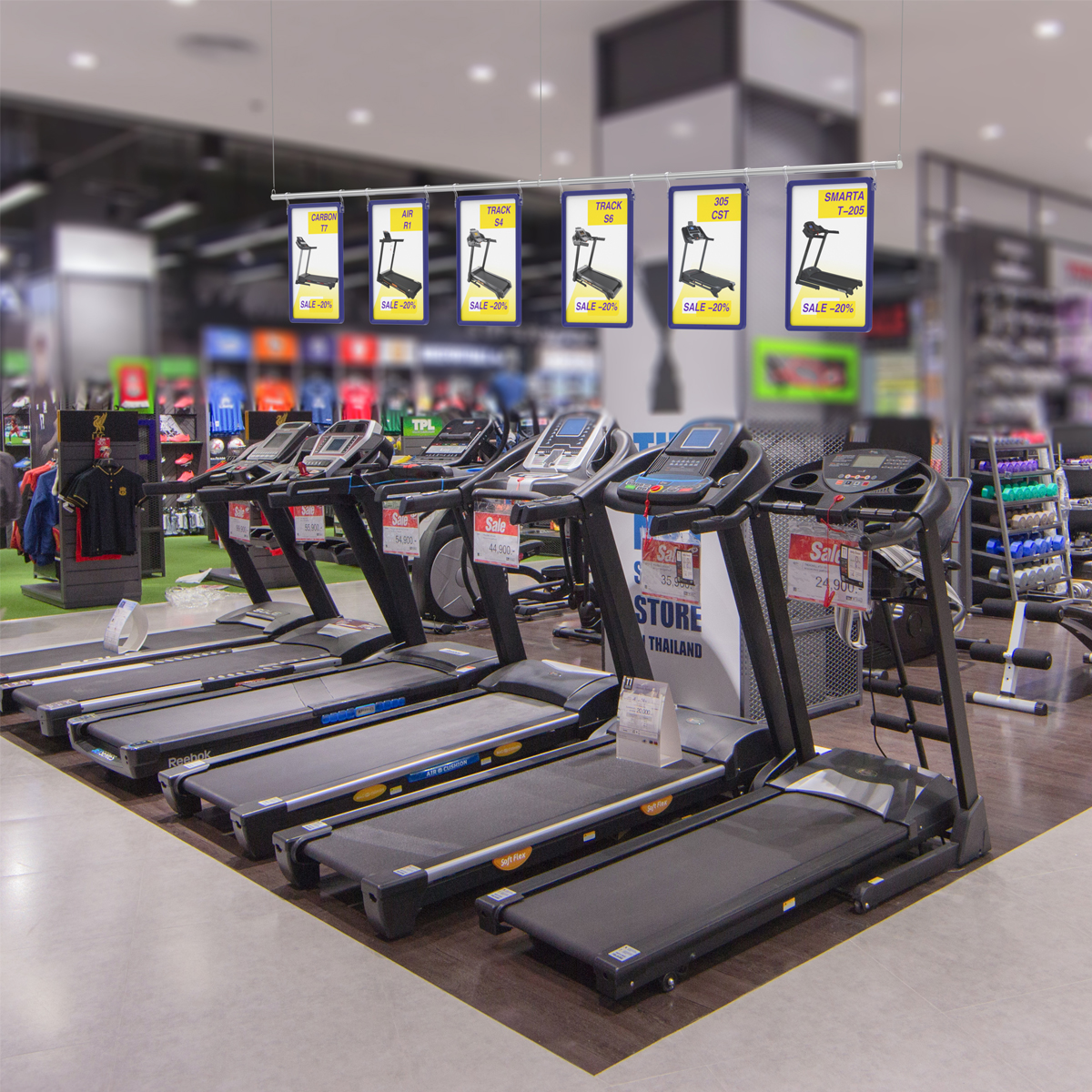 Алюминиевый подвесной профиль AIRTRACK, длина 2000 мм