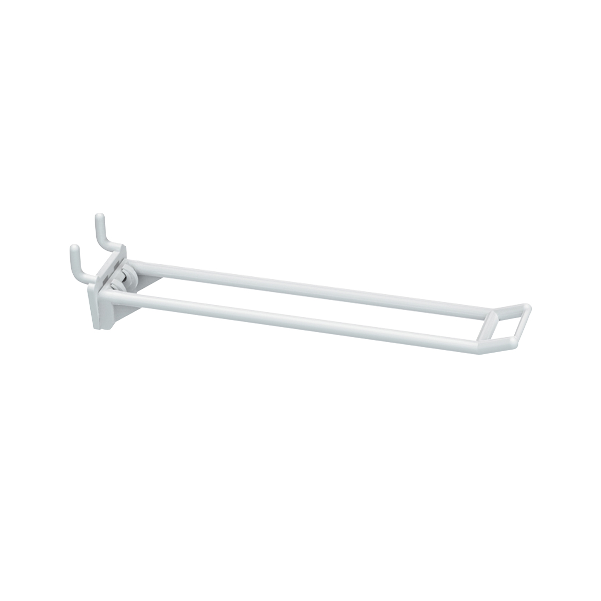 Крючок двойной DOUBLE HOOK-MP-250, белый, в перфорацию, длина 250 мм