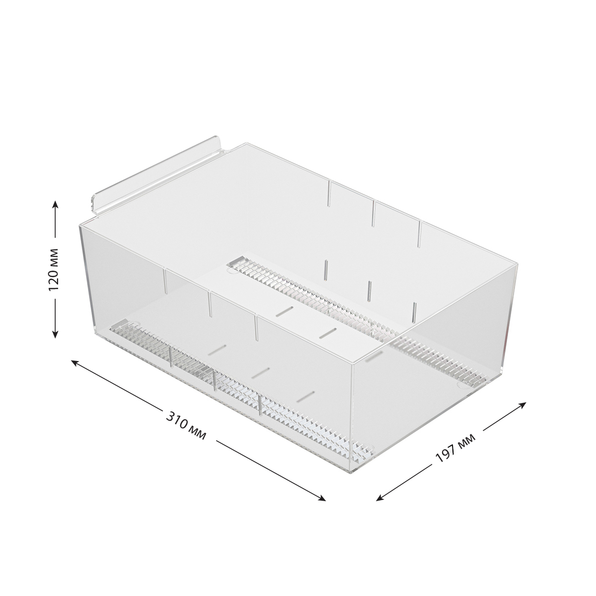 Накопитель с разделителями MIDIBOX-EP с креплением в эконом-панель