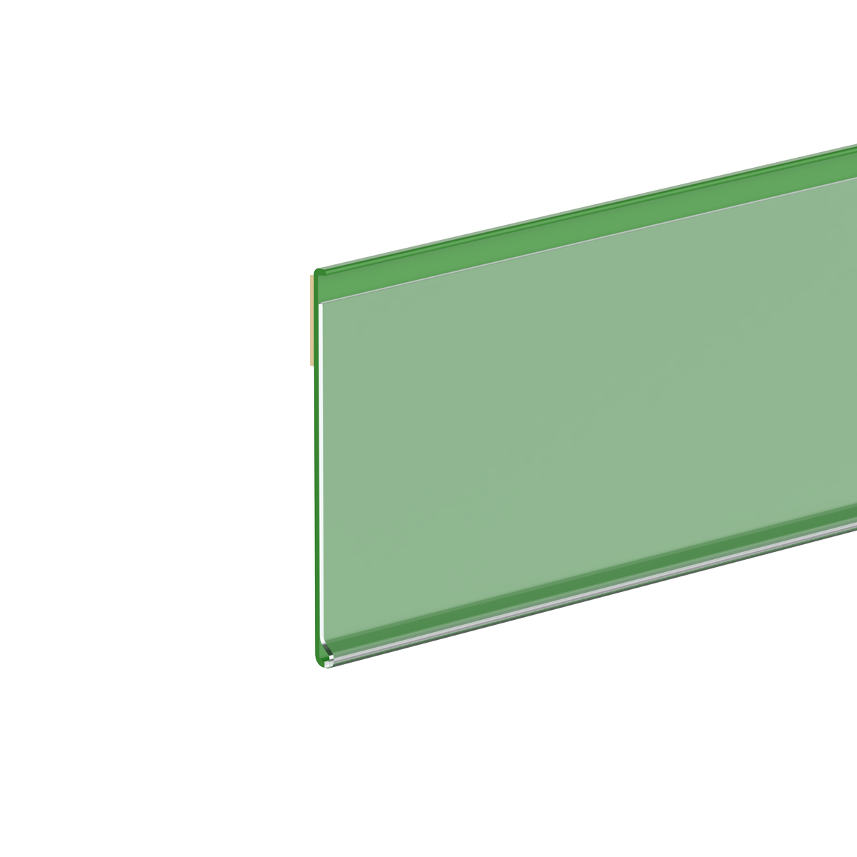 Ценникодержатель DBR39 салатовый, 1000мм, на вспен. скотче