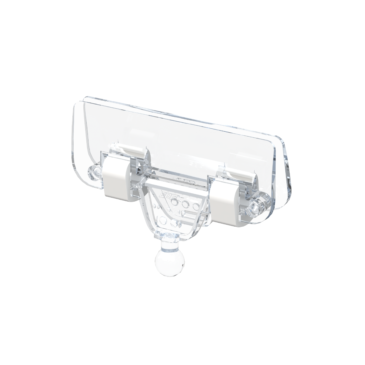 Зажим CARDCLAMP-SLIM, цвет прозрачный