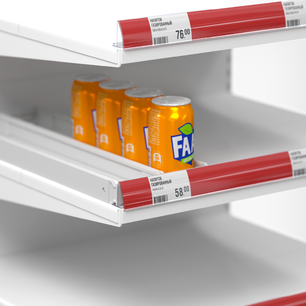 Рамка раздвижная EASYFACE 480 мм, цвет серый