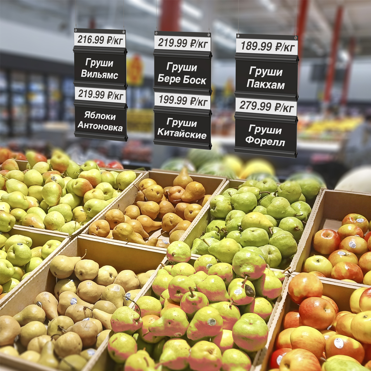 Кассета цен для ФРОВ, формат A3, двухсторонняя, цвет черный