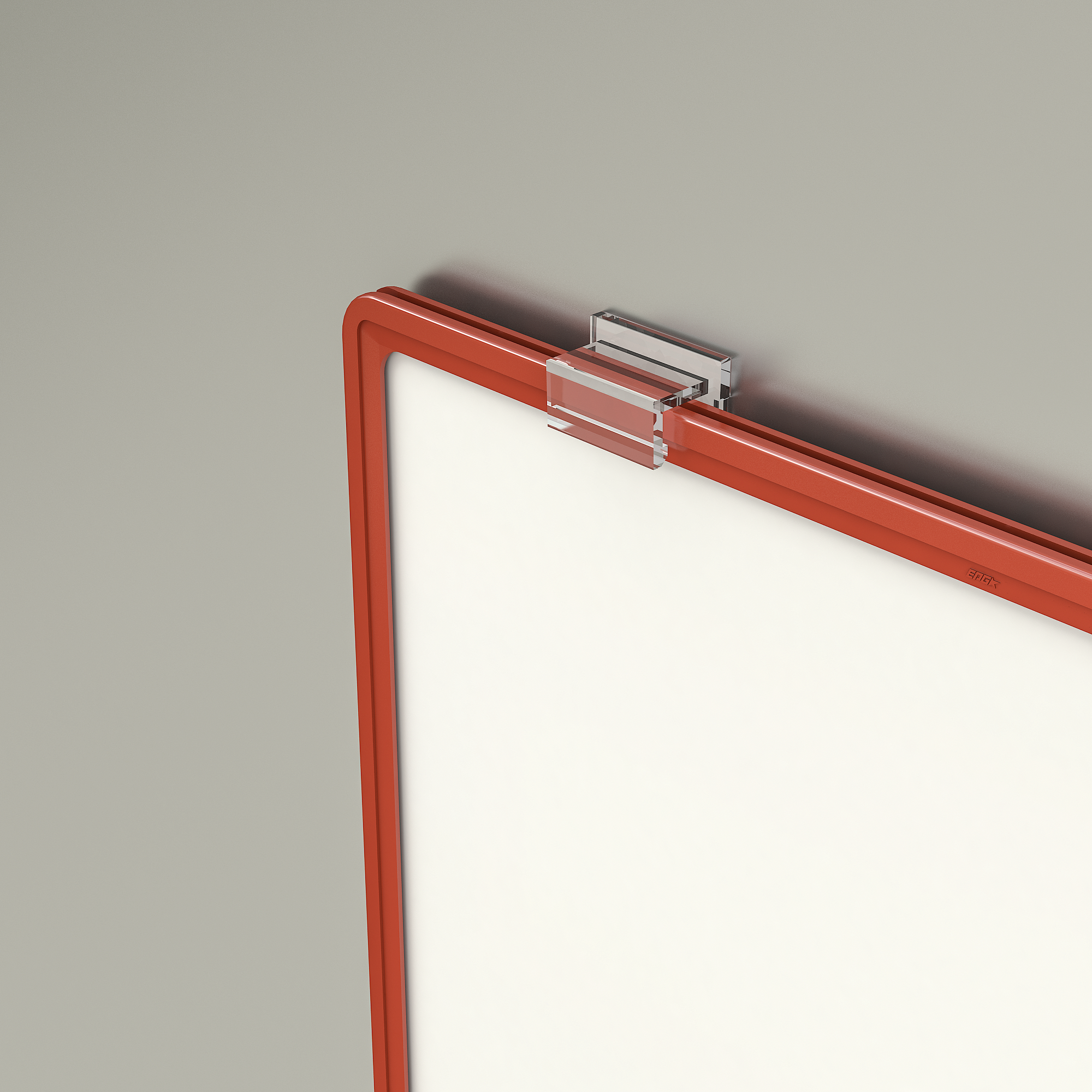 Клипса для пластиковой рамки А6-А1 под углом 0 градусов, WB-CLIP-00, цвет прозрачный