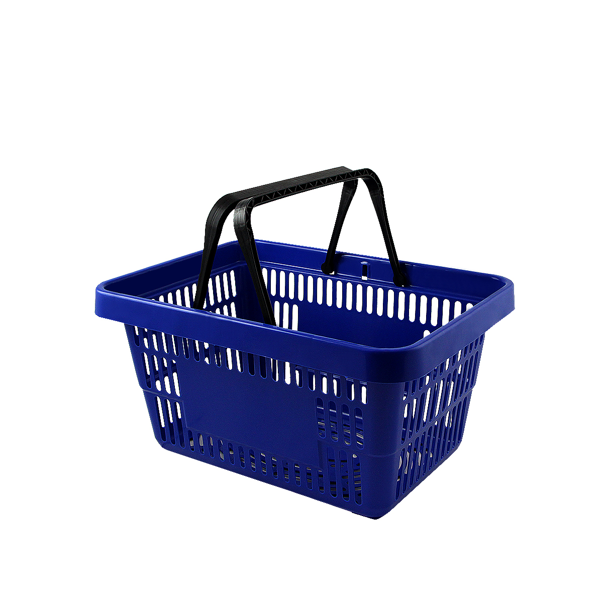Корзина пластиковая усиленная ROCK, 20 литров, цвет синий
