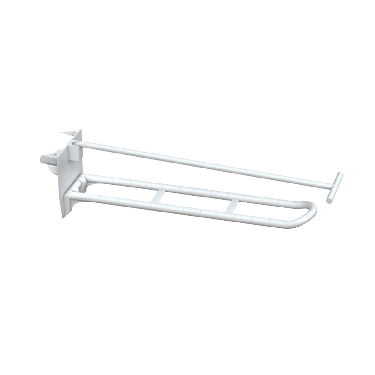 Крючок двойной DOUBLE HOOK-SCR-200, белый, в картон, с винтом, длина 200 мм