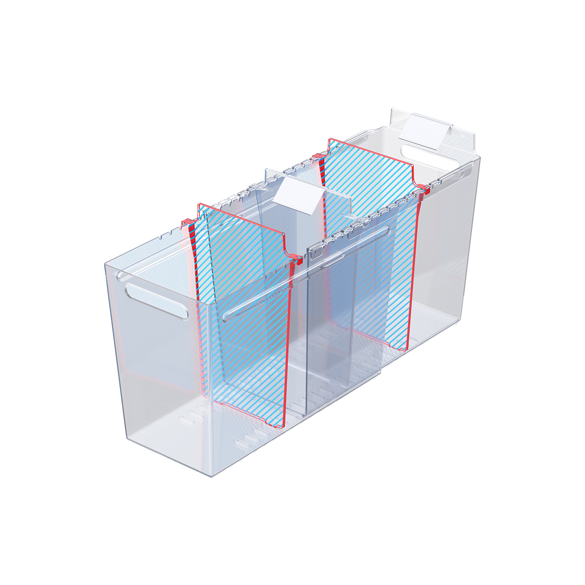 Раздвижной контейнер SLIDEBOX с разделителями DIV-LOCK