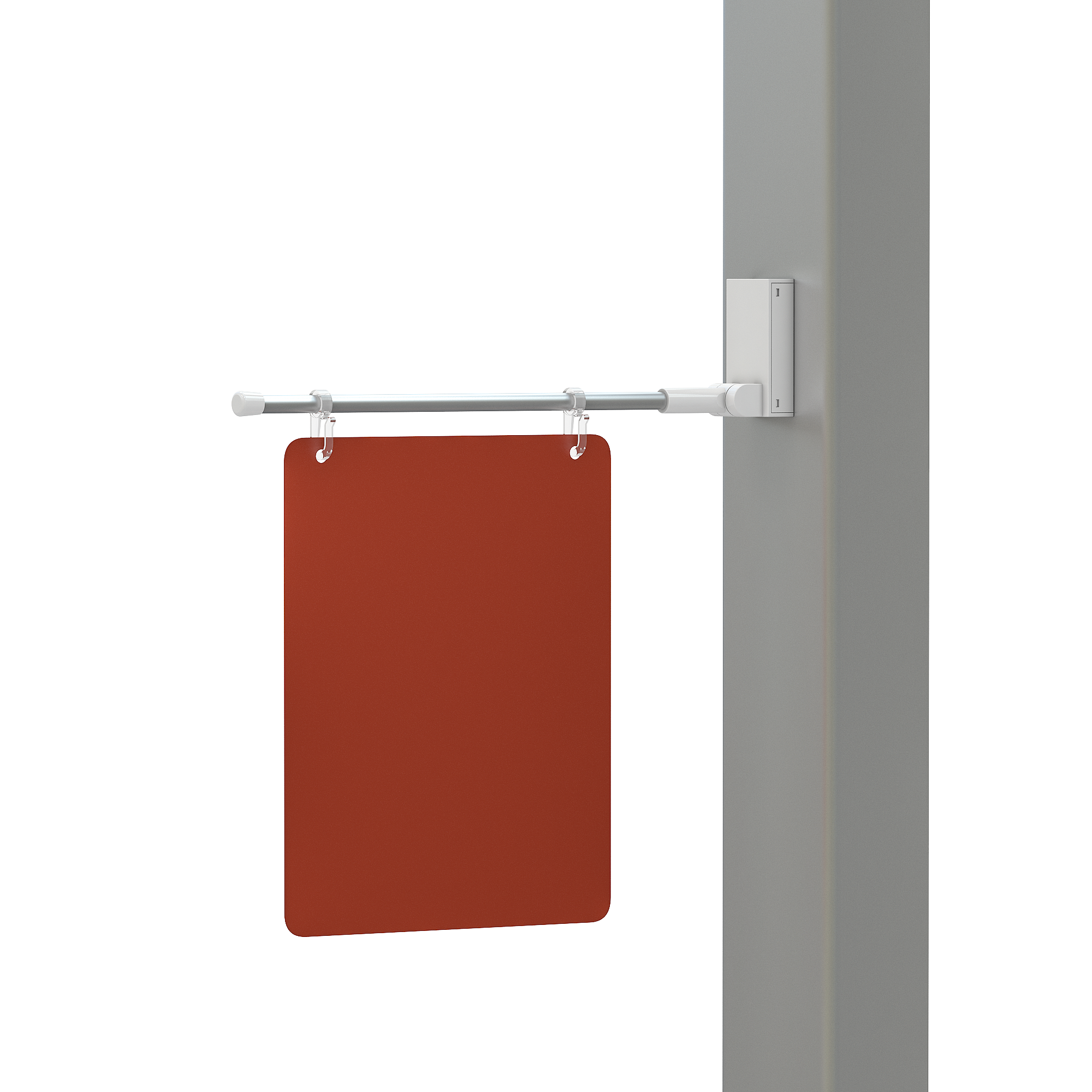 Держатель вывески MAG-SW-TUBE-I магнитный на крючках с прямой трубкой (10 шт. в упаковке)