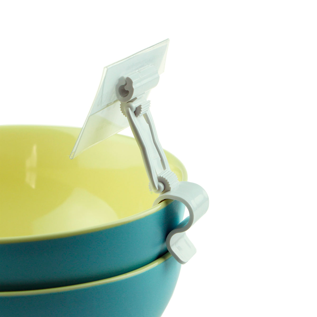 Ценникодержатель ДЕЛИ на край посуды DELI-SIDE-SET40, цвет белый