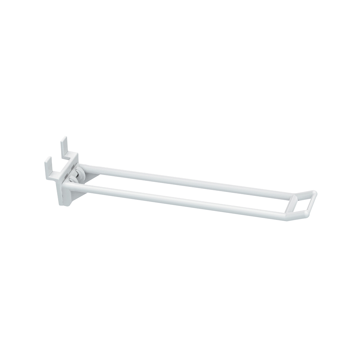 Крючок двойной DOUBLE HOOK-EP-150, белый, на экономпанель, длина 150 мм