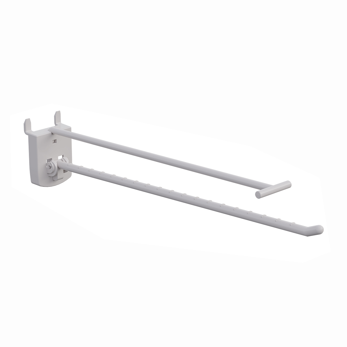 Крючок одинарный SINGLE HOOK-PH-CR-B-250 белый, в картон, длина 250 мм