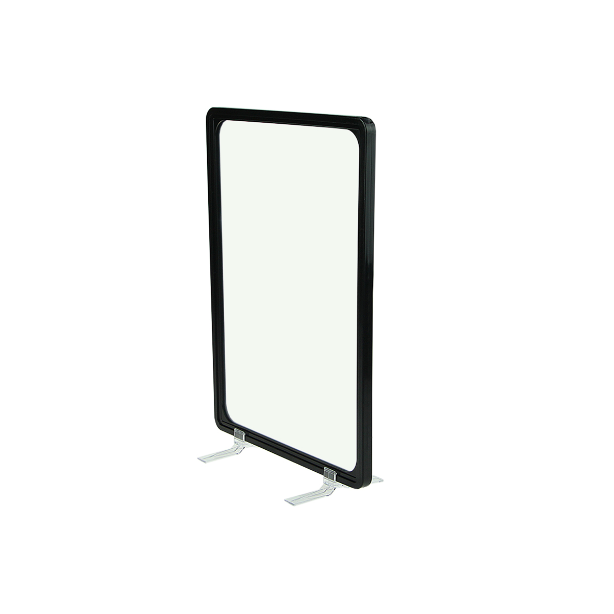 Стойка на подставках BASE-90 с рамкой PF-A4, цвет черный