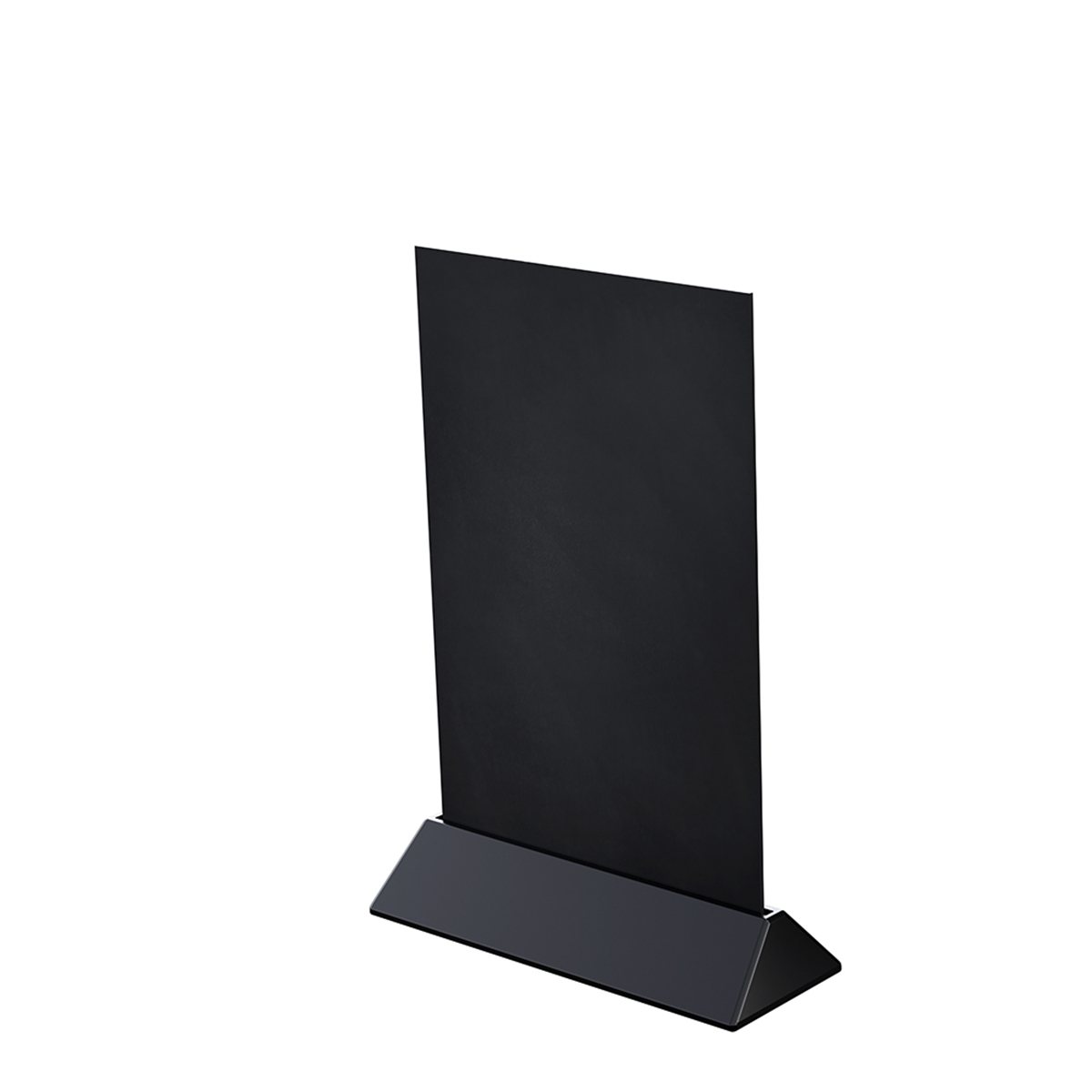 Тейбл-тент с меловой доской COLOR MENU BOARD А5, цвет основания черный (20 шт. в упаковке)