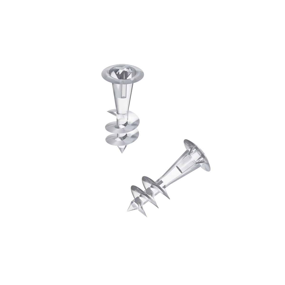 Винт-саморез CB-SCREW, длина 55 мм, цвет прозрачный