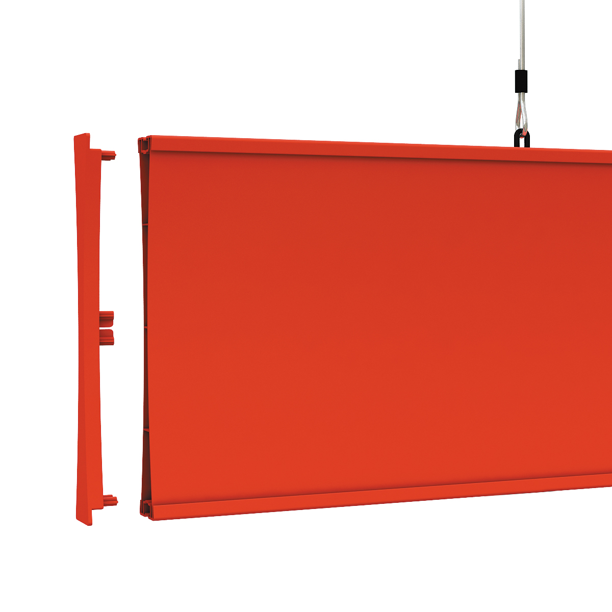 Заглушка PRICEBOARD END A5, цвет красный