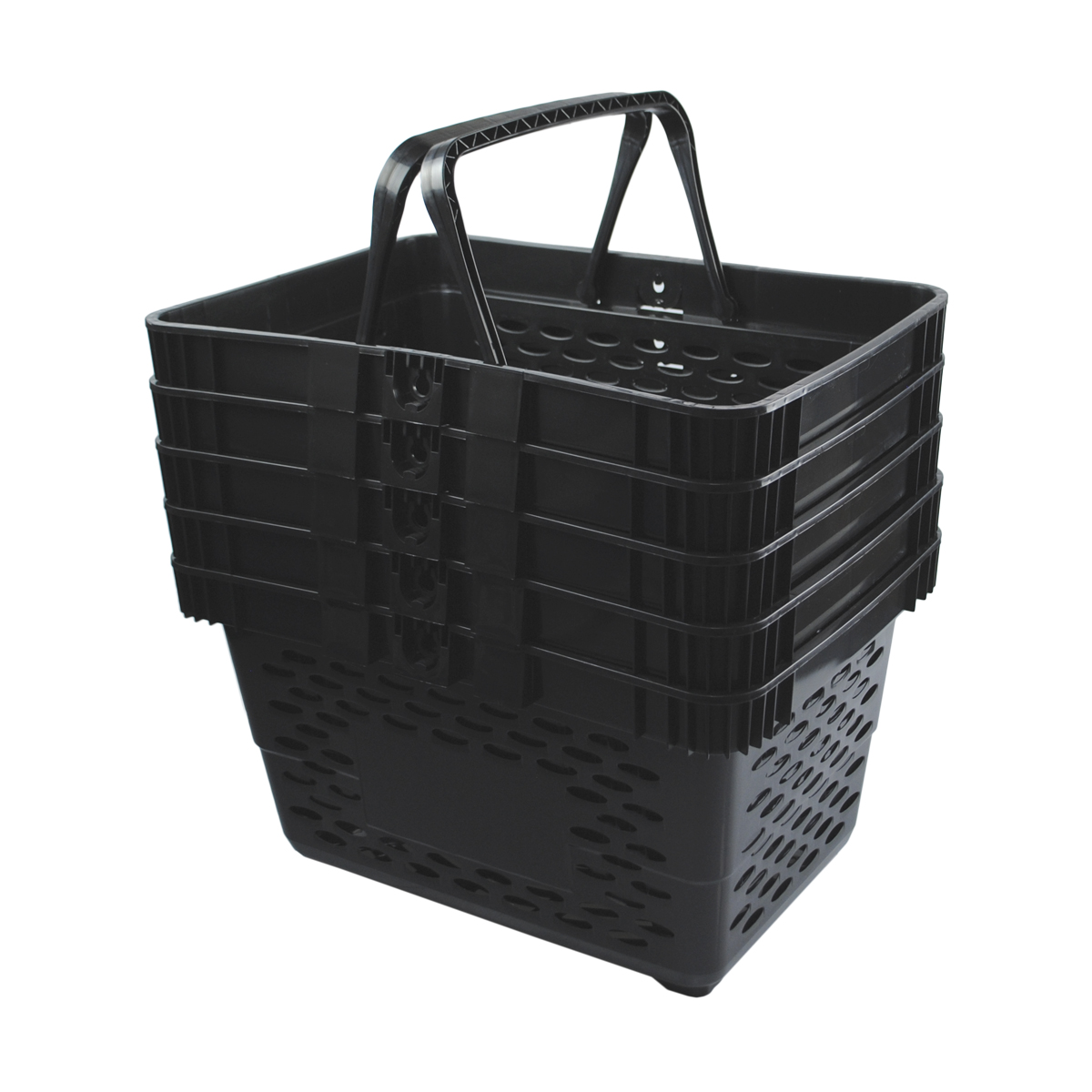 Корзина пластиковая CLASSIC, 20 литров, цвет черный