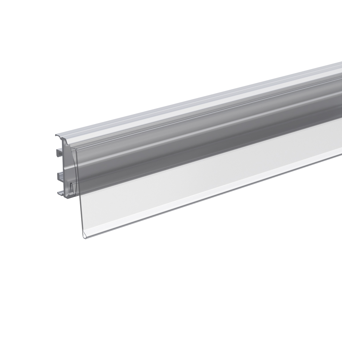 Ценникодержатель полочный ARN39-26  для полок ARNEG, с высотой замка 26 мм