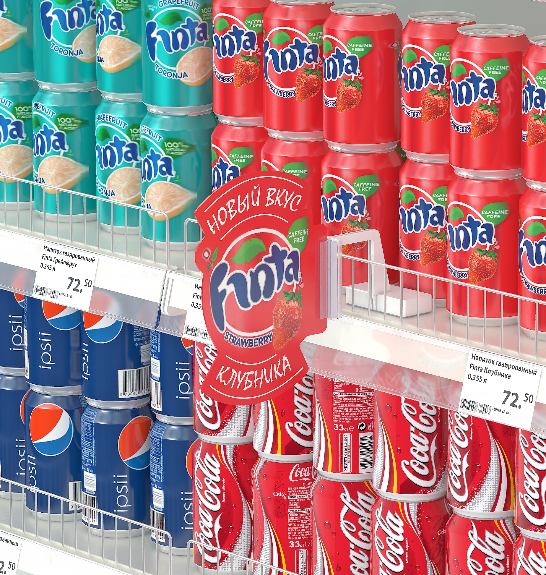 Держатель вывески магнитный MAG-GRIP, цвет белый