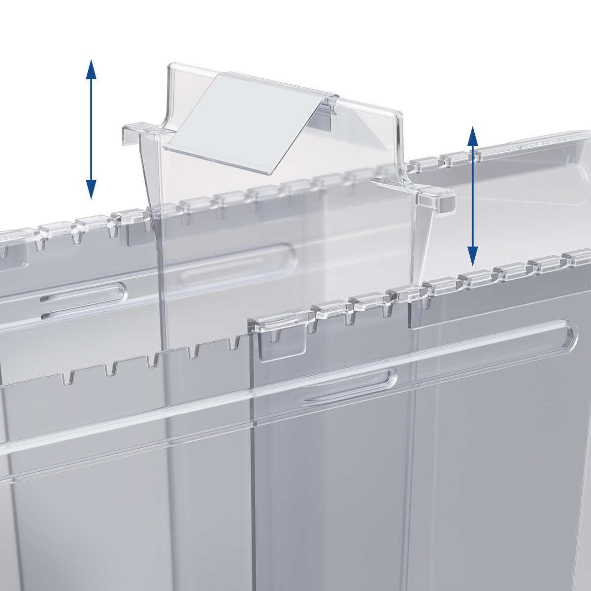 Раздвижной контейнер SLIDEBOX с разделителями DIV-LOCK