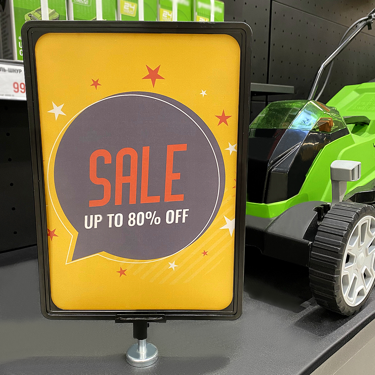 Стойка на магните MAGNET-ROD с PFT-A4, цвет черный