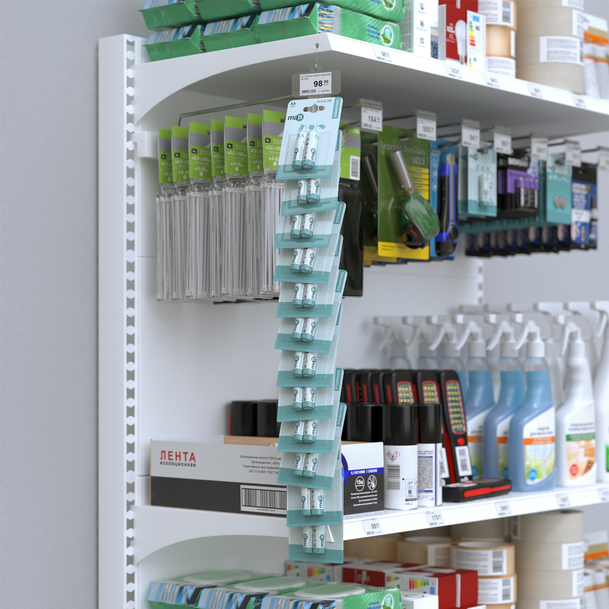 Лента подвесная пластиковая CLIP STRIP-TR