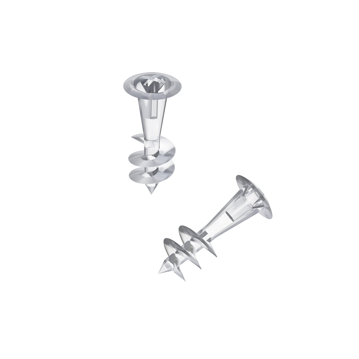 Винт-саморез CB-SCREW, длина 30 мм, цвет прозрачный