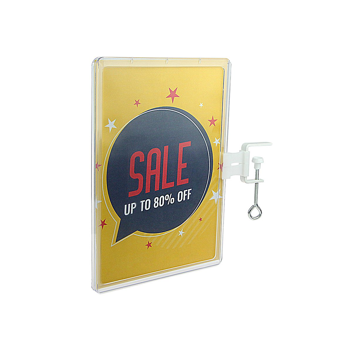 Комплект на струбцине FIX-SW с рамкой PF-A4, цвет прозрачный