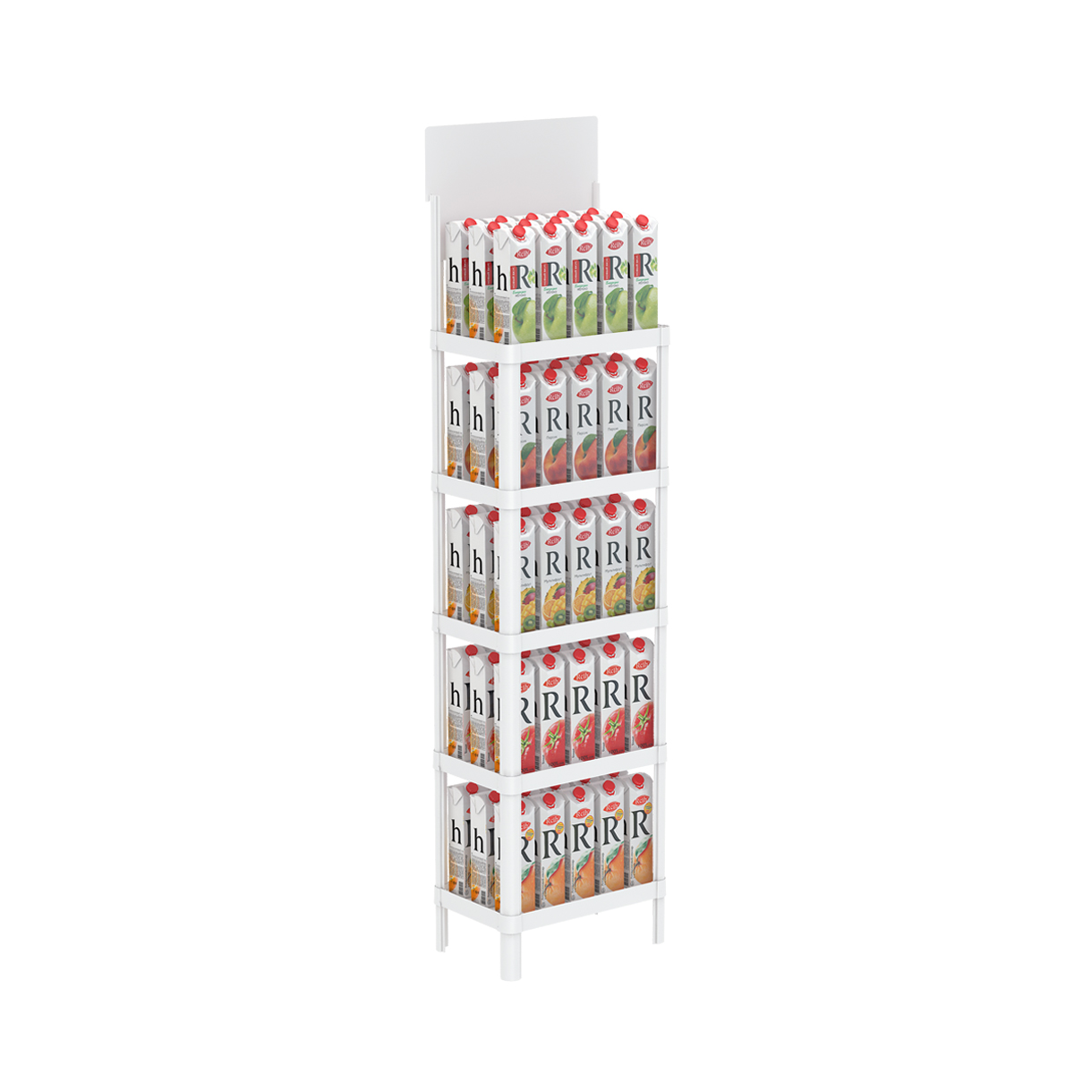 Пластиковый дисплей MINIFLEX, цвет белый