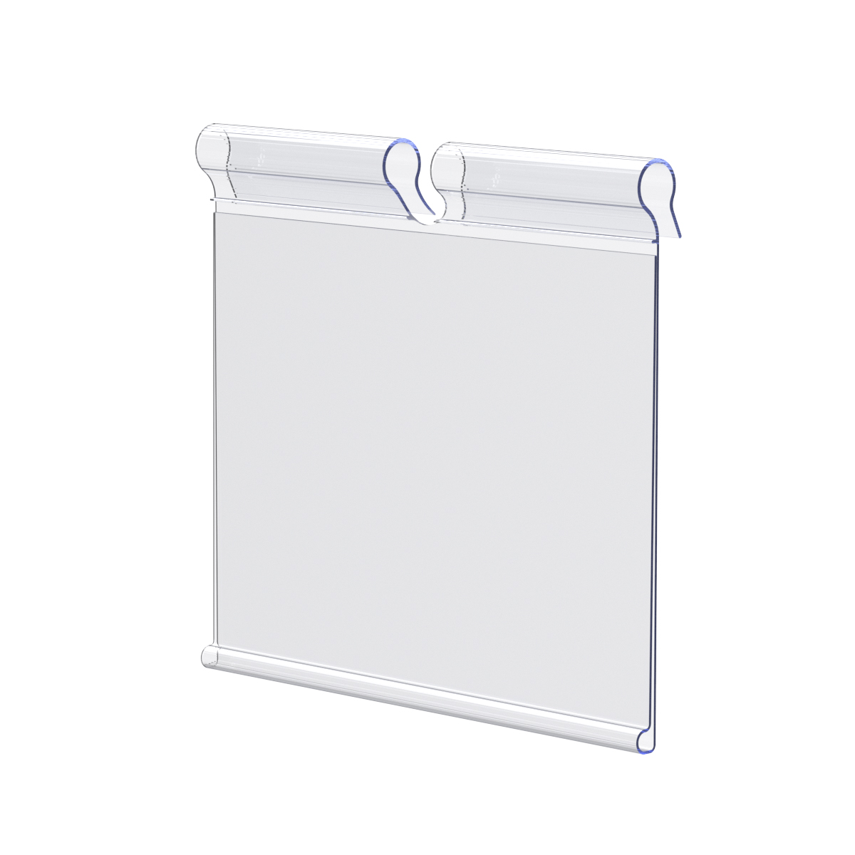 Ценникодержатель на крючок VH60 прозрачный, 80 мм