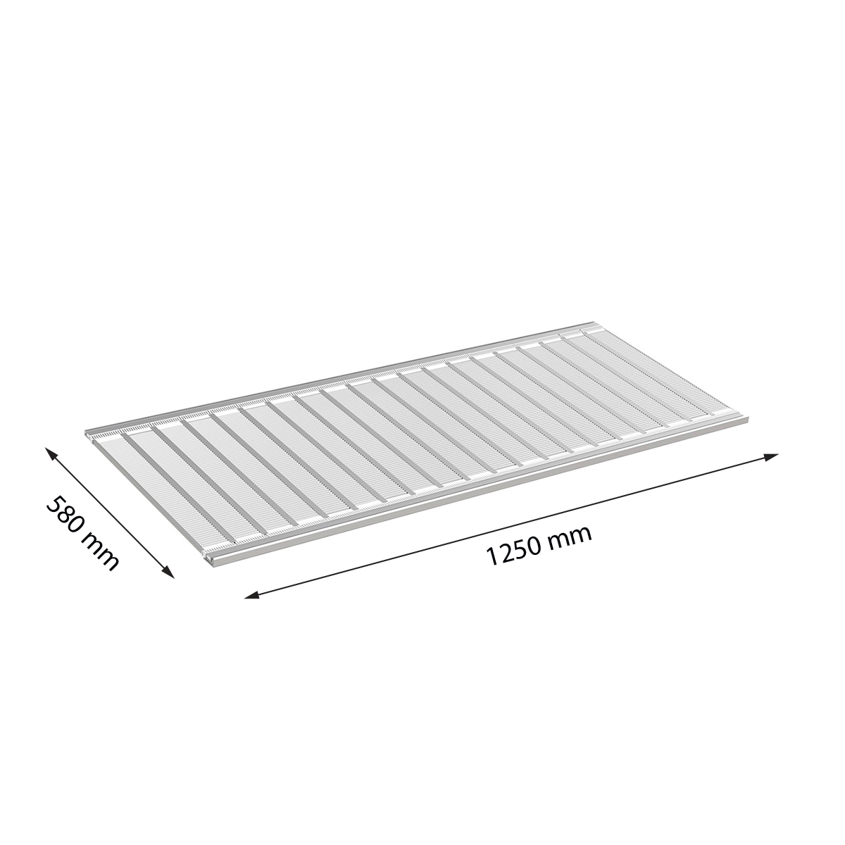 Полка роллерной системы FR-SHEET 1250х580 мм