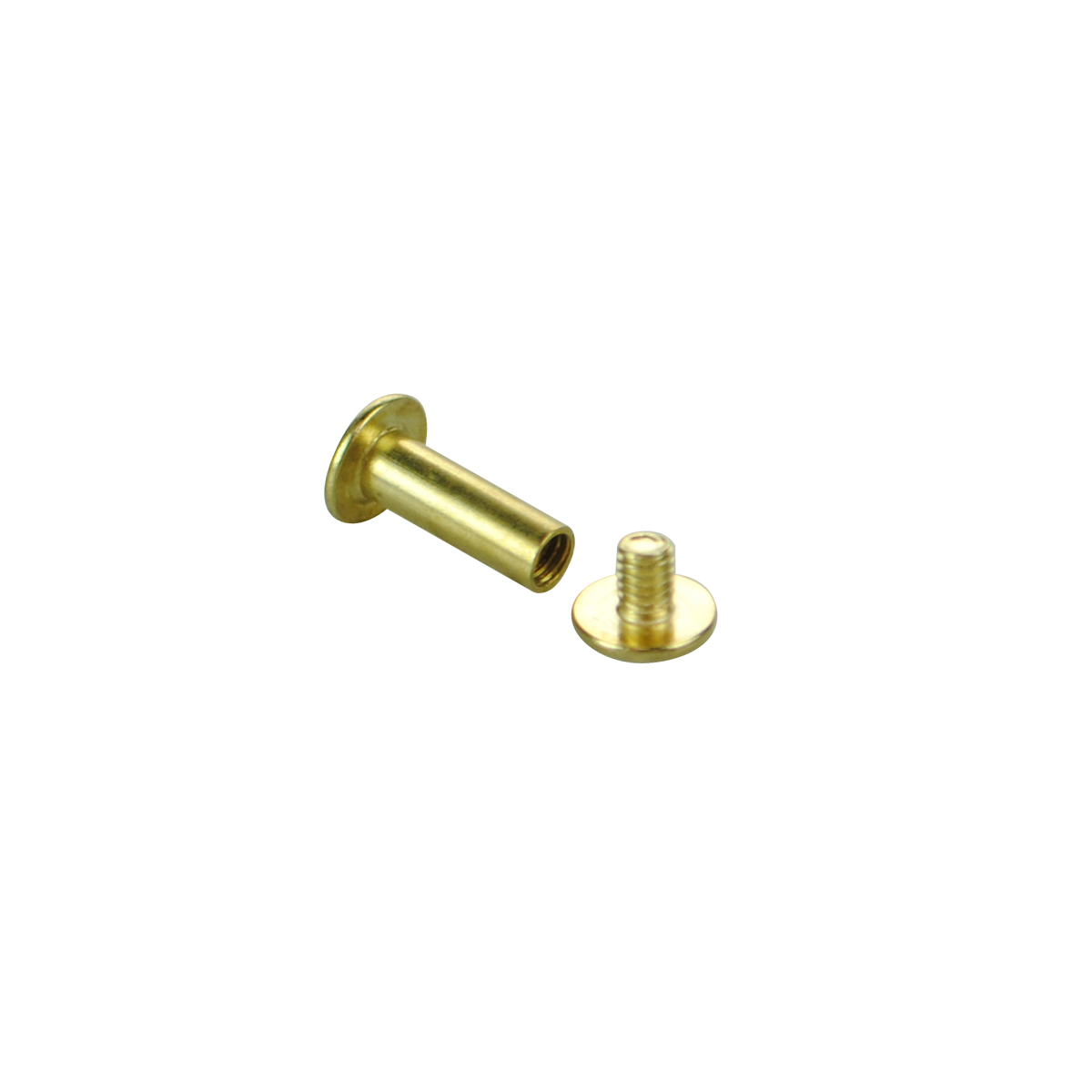 Винт металлический BINDING SCREW-15, цвет золото