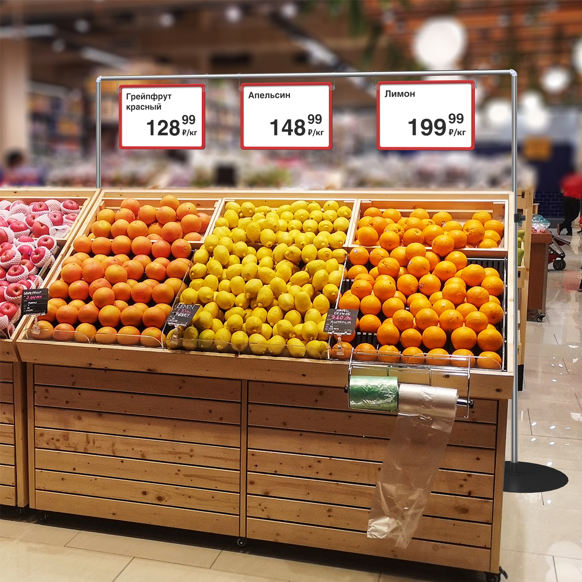 Соединитель пластиковый AIR-L-FIX, цвет серый