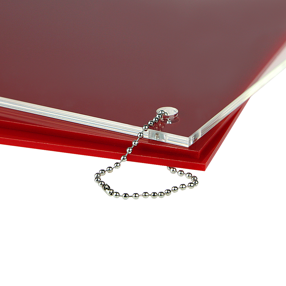 Цепь шариковая металлическая BALL CHAIN 15 (2,4 мм) с замком-соединителем, длина 15 см, (20 шт. в упаковке)