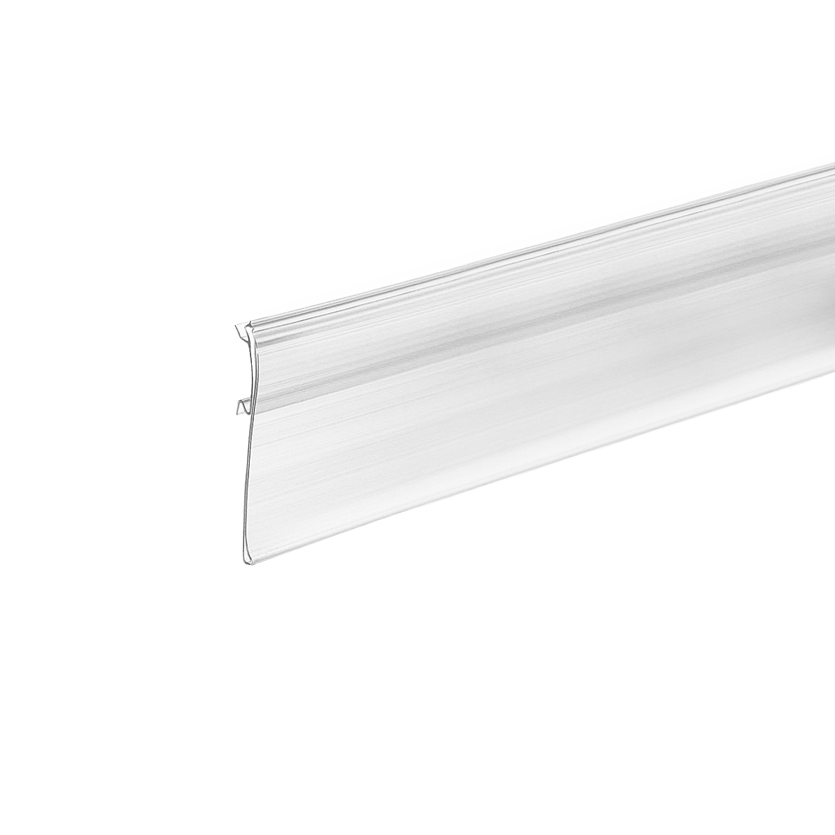 Ценникодержатель HSAC60 прозрачный, 1238 мм