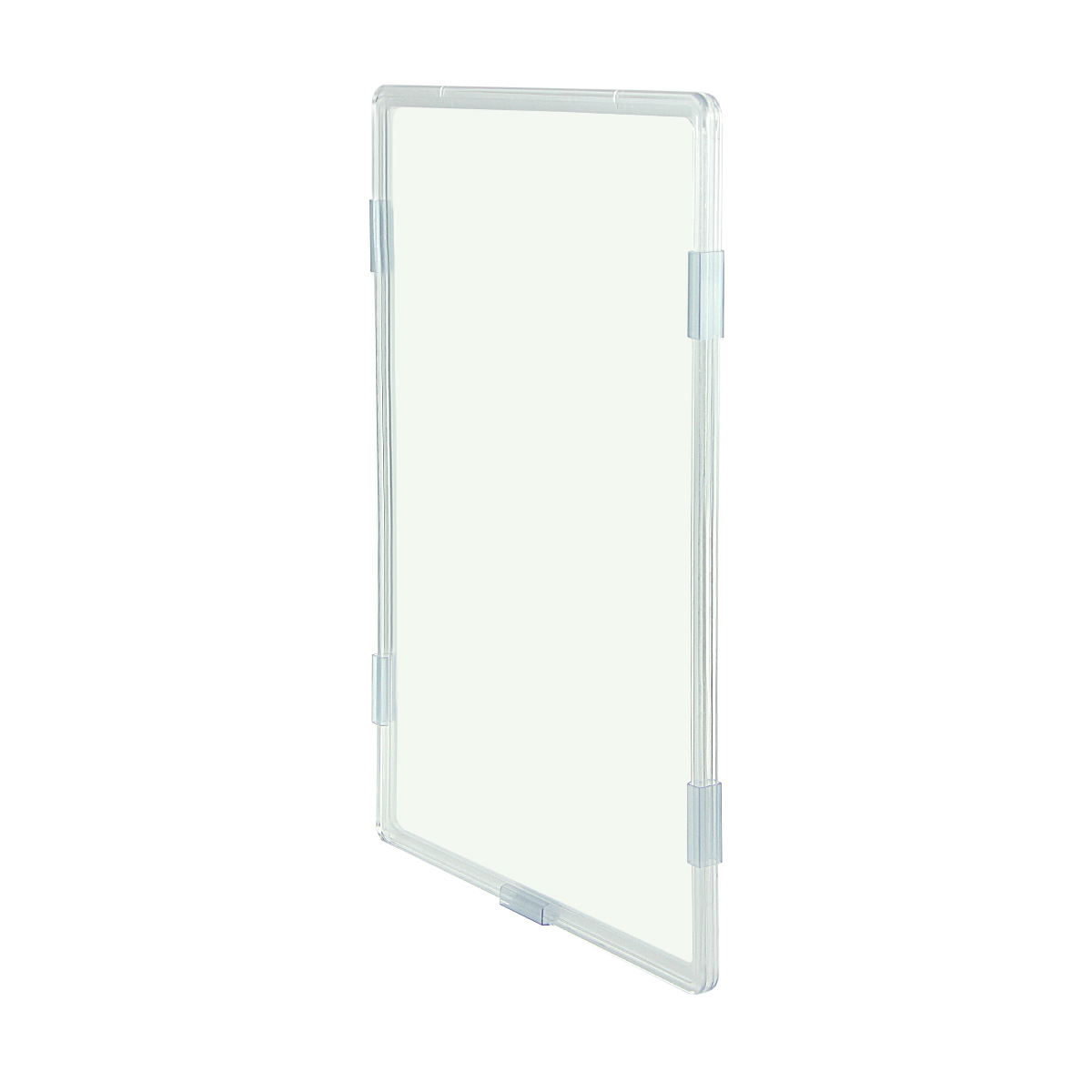 Комплект настенный на клипсах FLU-CLIP-00 с рамкой PF-A3, цвет прозрачный