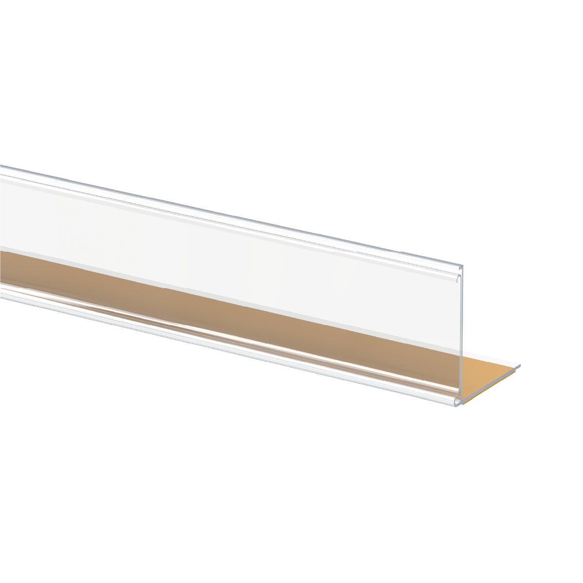 Ценникодержатель ME32 прозрачный, 1000 мм, скотч TTP9