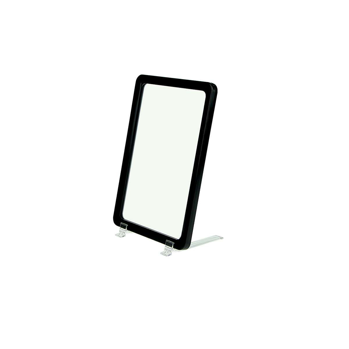 Стойка на подставках BASE-75 с рамкой PF-A5, цвет черный