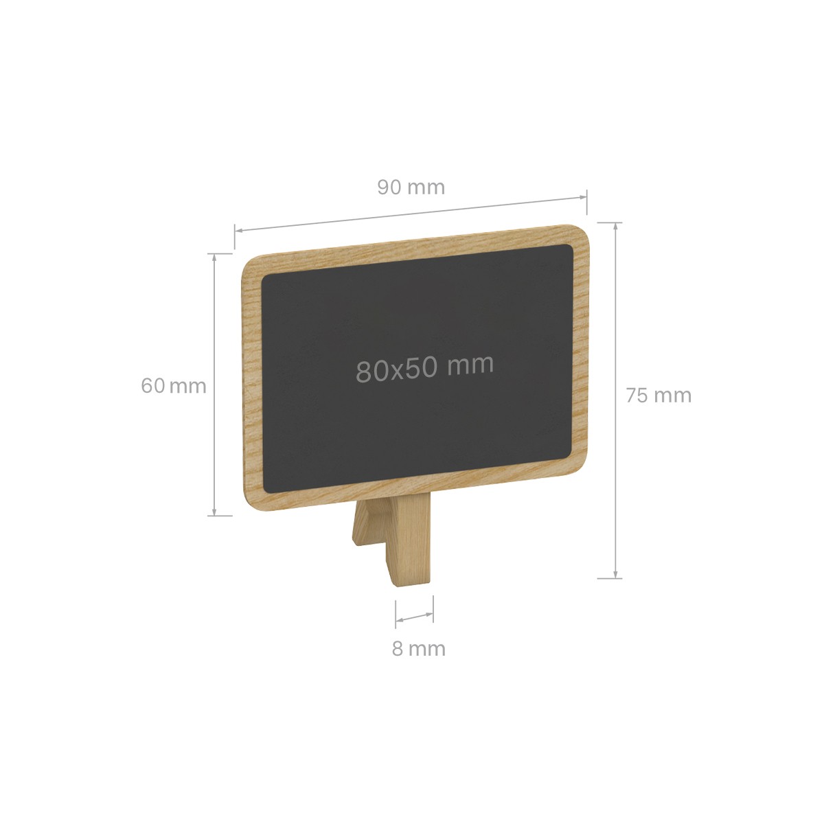 Меловая табличка на прищепке WOODCLIP