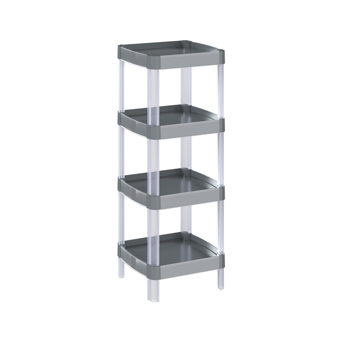 Дисплей пластиковый UNIFLEX 400х400 мм, цвет серый