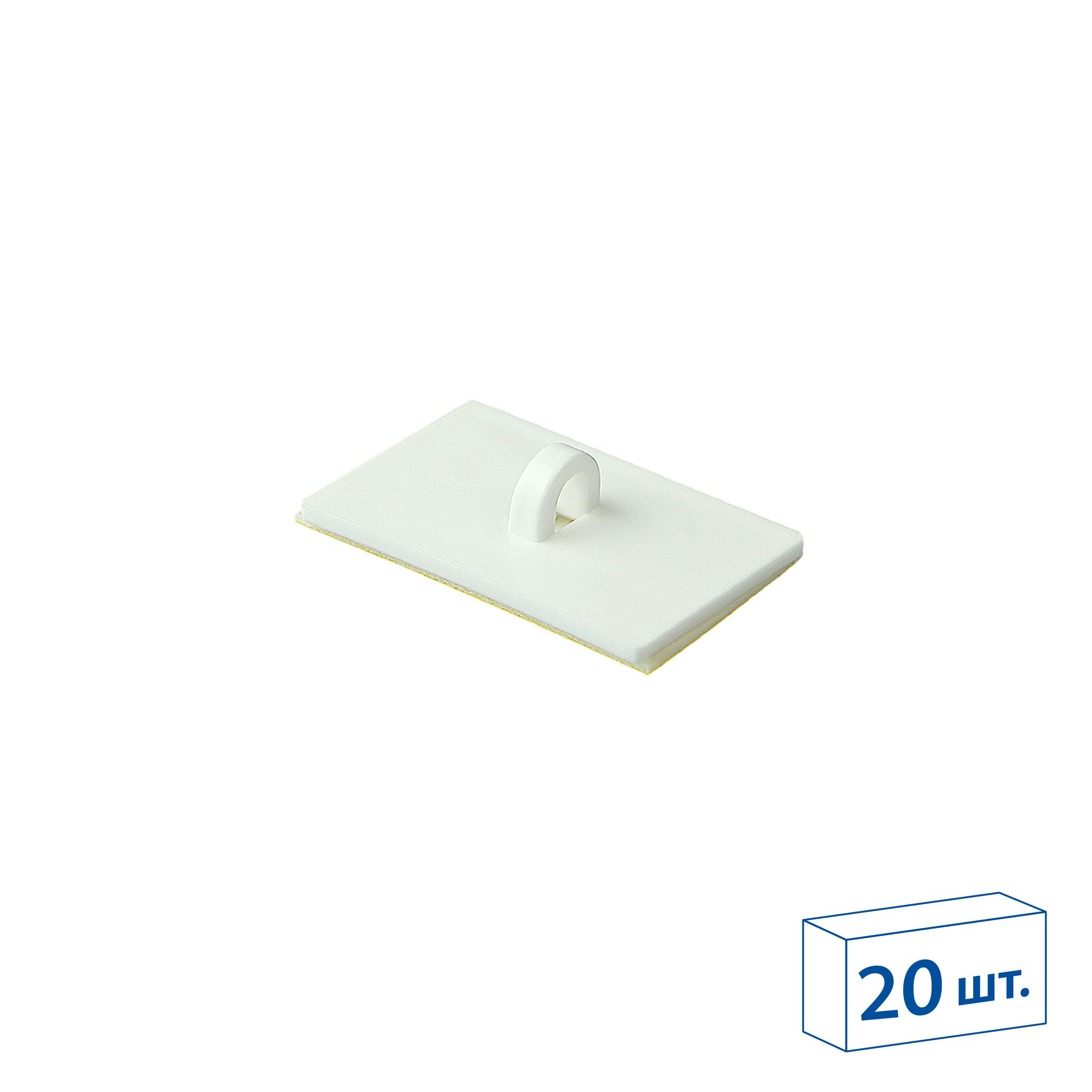 Крепление MB2K усиленное потолочное на двухстороннем скотче (20 шт. в упаковке)