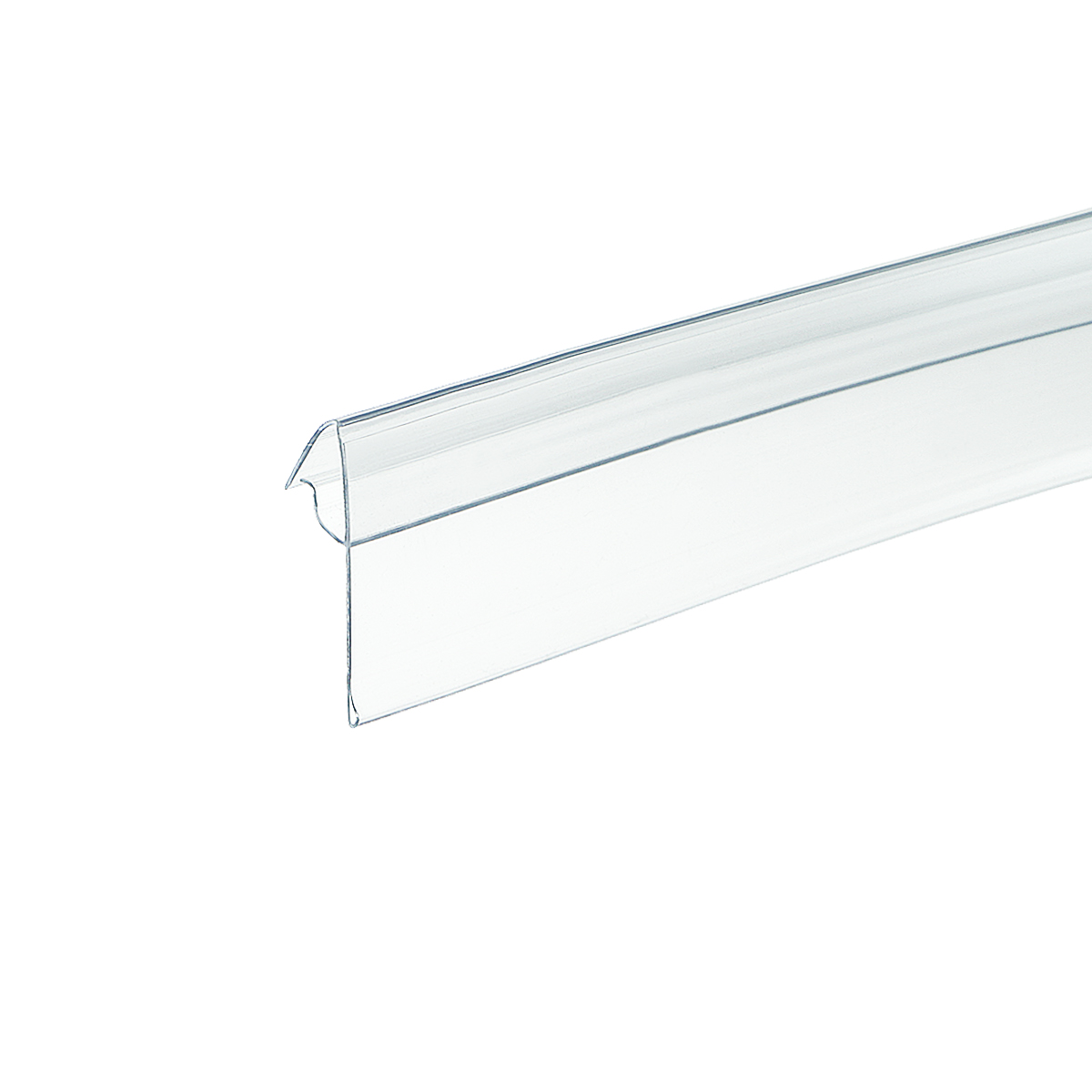 Ценникодержатель KOL39 прозрачный, 1000 мм