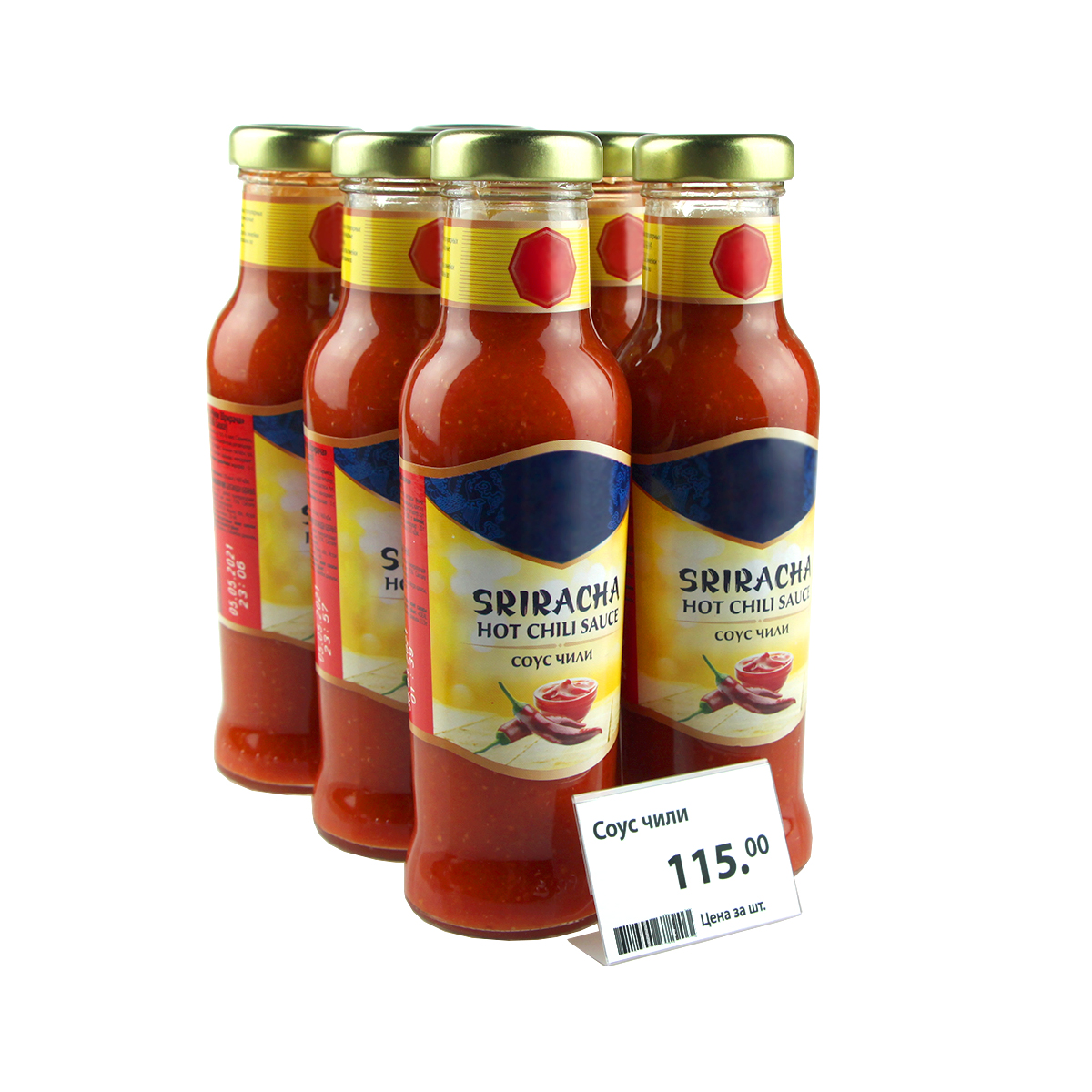 Ценникодержатель P-PRICER 40х60 мм, горизонтальный (100 шт. в упаковке)