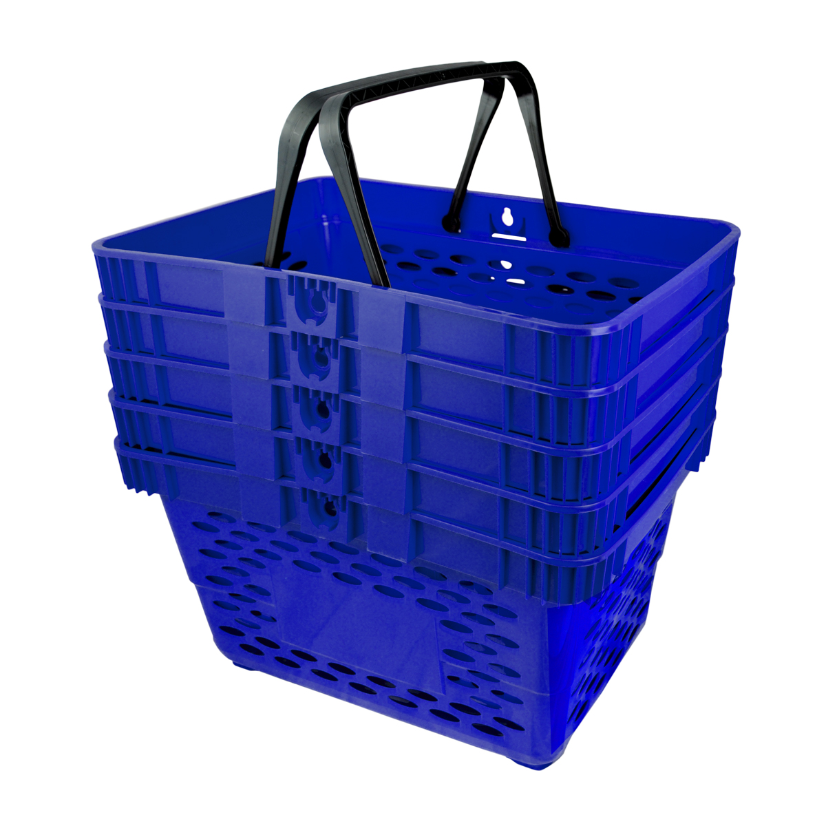 Корзина пластиковая CLASSIC, 20 литров, цвет синий