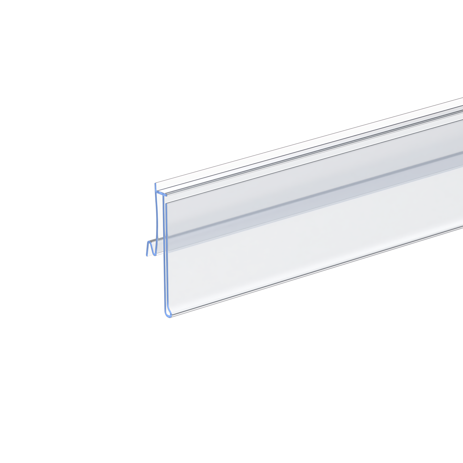 Ценникодержатель полочный ARN39-26  для полок ARNEG, с высотой замка 26 мм