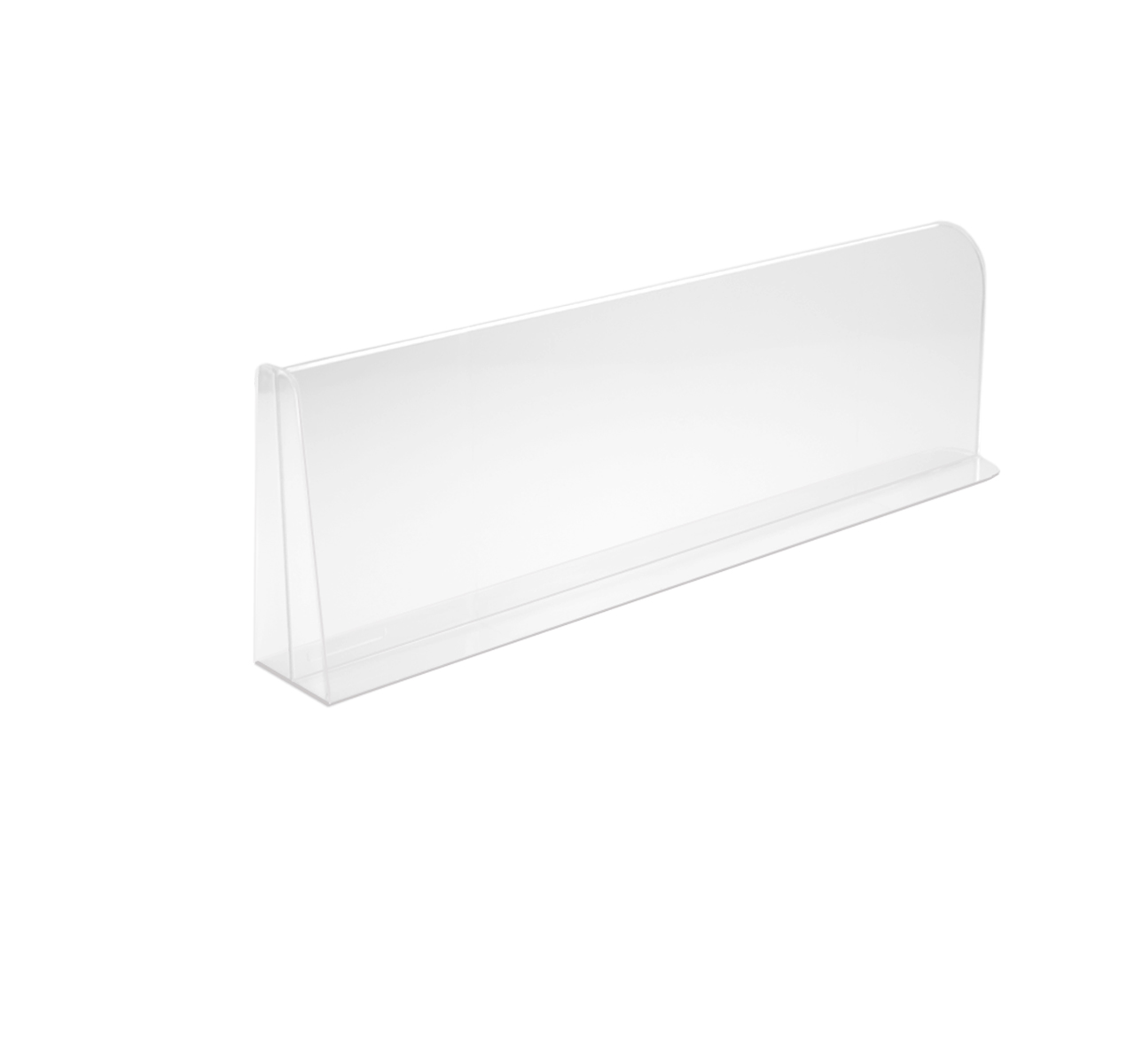 Разделитель пластиковый высотой 150 мм DIVT-T-150-T с ограничителем, 480 мм