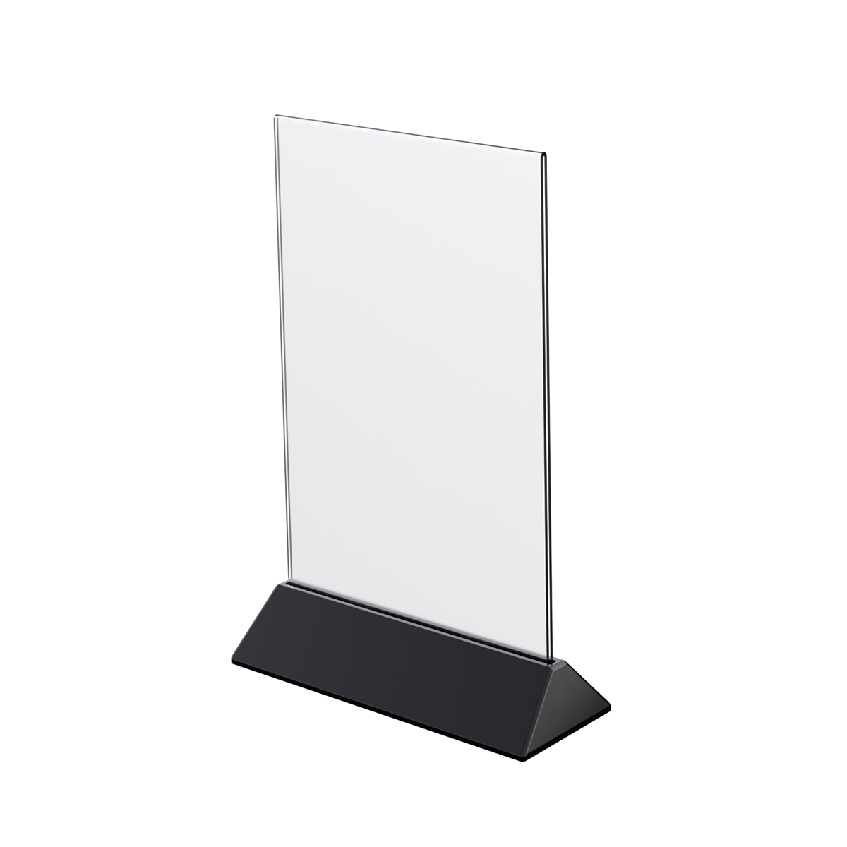 Подставка под меню с акриловым карманом COLOR MENU HOLDER А5, цвет основания черный (20 шт. в упаковке)