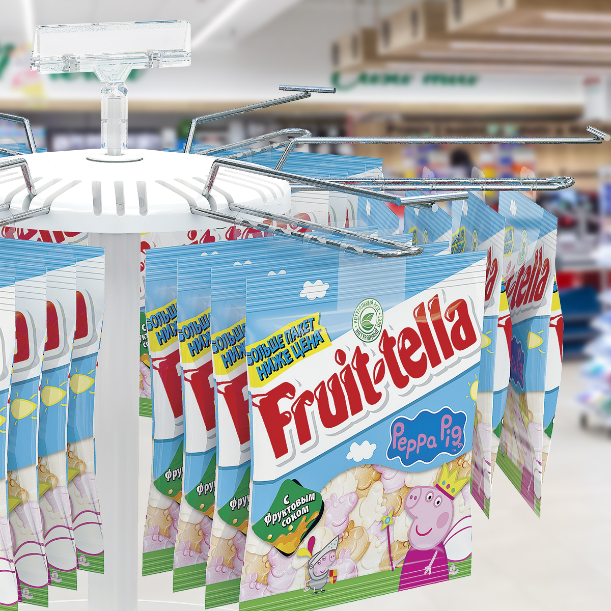 Крючок-вешалка самоклеящийся HANG TAB-4, цвет прозрачный