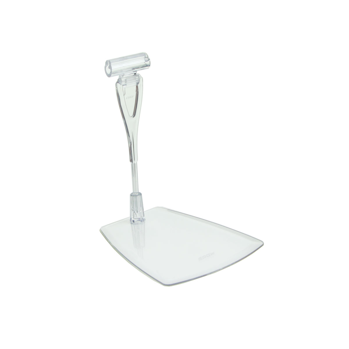 Ценникодержатель ДЕЛИ настольный с иголкой DELI-FOT-SET, цвет прозрачный