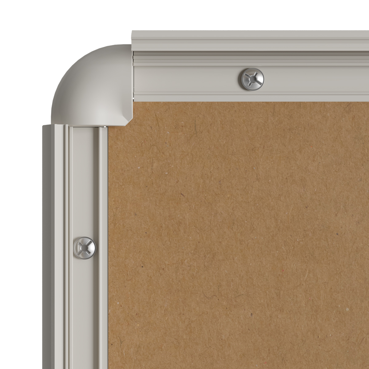 Клик-рама пластиковая PCF-25 A3 с закругленными углами